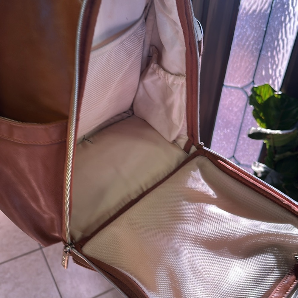 Itzy Ritzy Tan Backpack - Picture 4 of 4